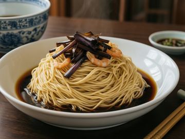 开洋葱油面